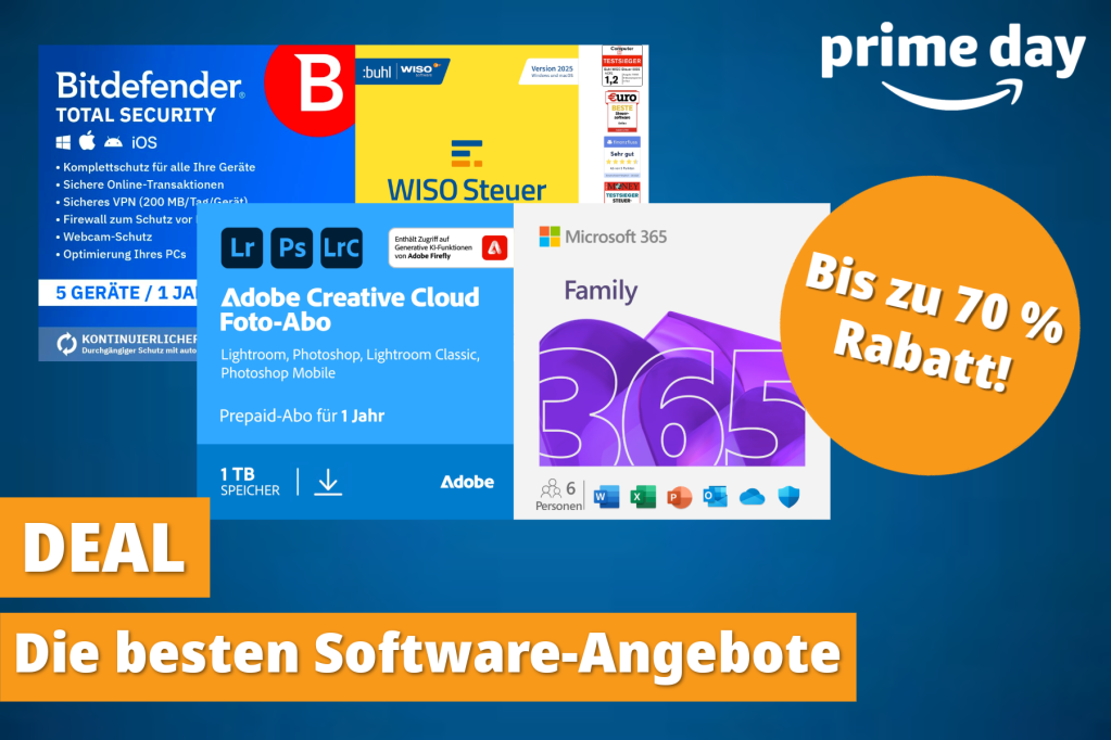 Image: Die besten Software-Angebote zum Amazon Prime Day