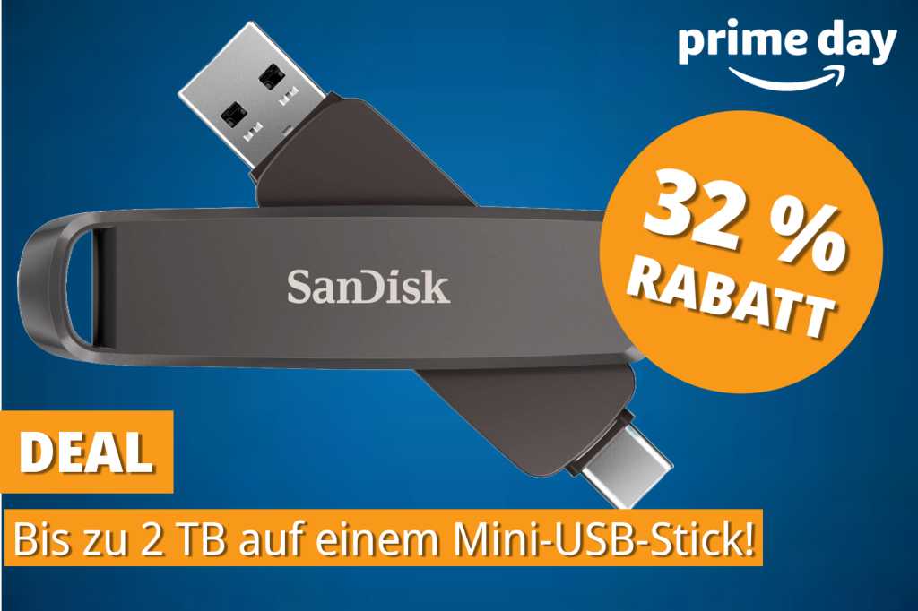 Image: Das ist der Stick, der 1000 MB/s schafft â und zum Prime Day so gÃ¼nstig ist wie nie