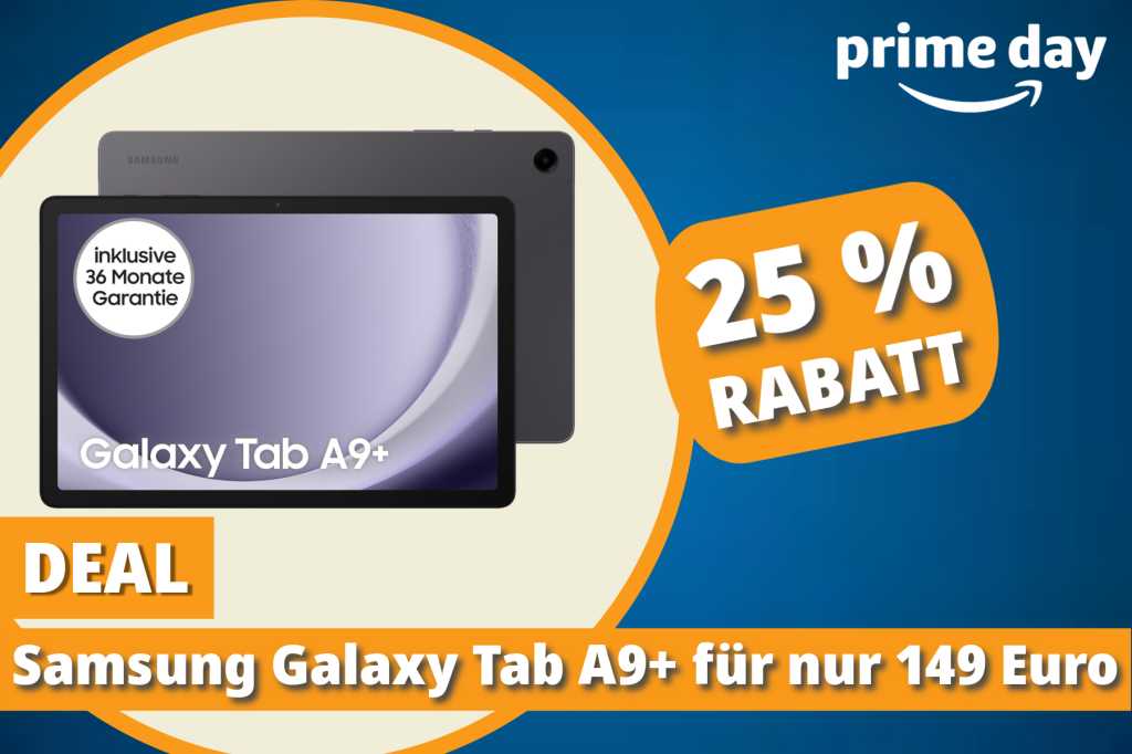Image: Samsung Galaxy Tab A9+ im Preisrutsch: Nur noch 149 Euro am Amazon Prime Day