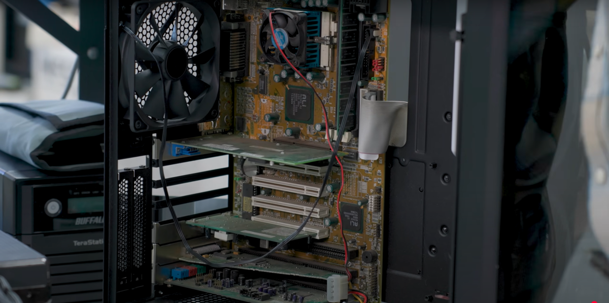 ATX's longevity is why you can put parts that look like this in a brand-new, sparkling clean case.