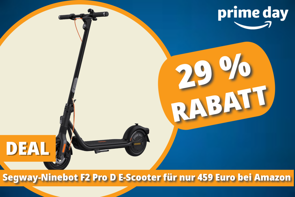 Image: Beliebter E-Scooter Segway F2 Pro mit 55 Kilometern Reichweite fast 200 Euro gÃ¼nstiger bei Amazon