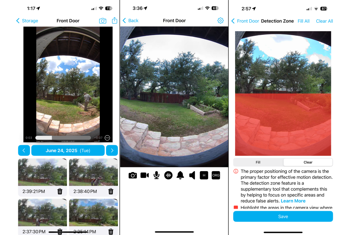 Swann Swann Buddy 4K Video Doorbell app screenshots