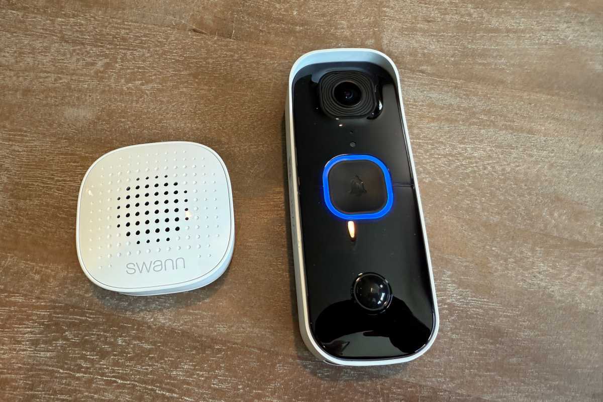Swann SwannBuddy 4K Video Doorbell with chime