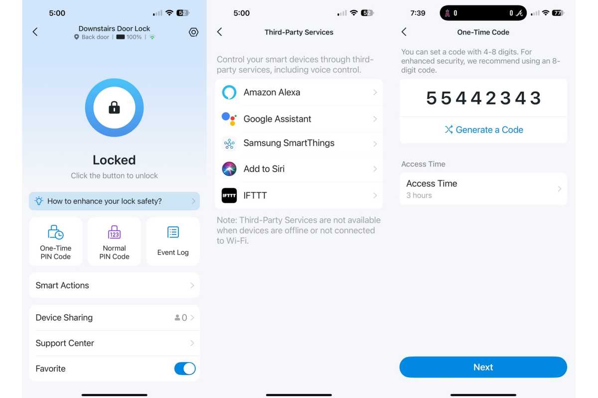 TAPO DL100 لقطات التطبيق