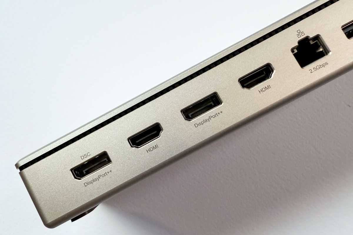 WavLink 10G Dual DisplayPort DisplayLink Docking Station video ports