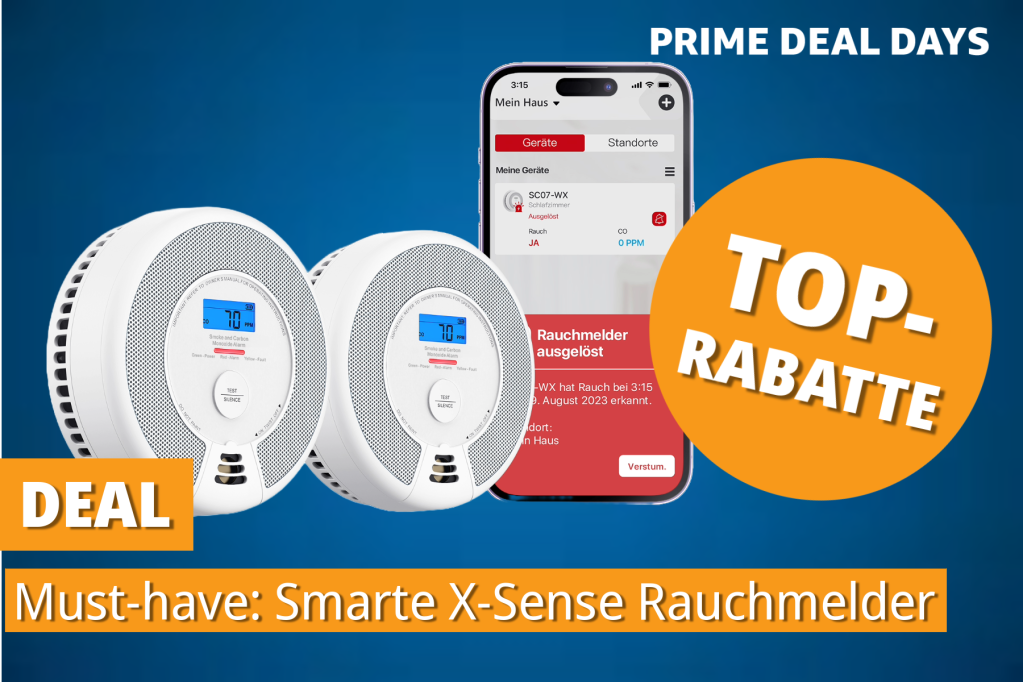 Image: KÃ¶nnen Leben retten: Smarte Rauchmelder von X-Sense bis zu 30 Prozent gÃ¼nstiger