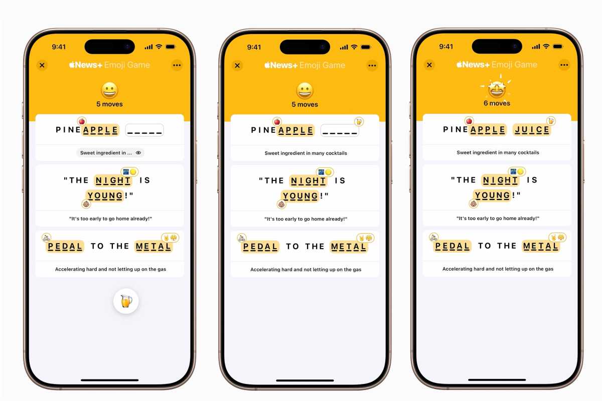 Apple News+ Emoji Game