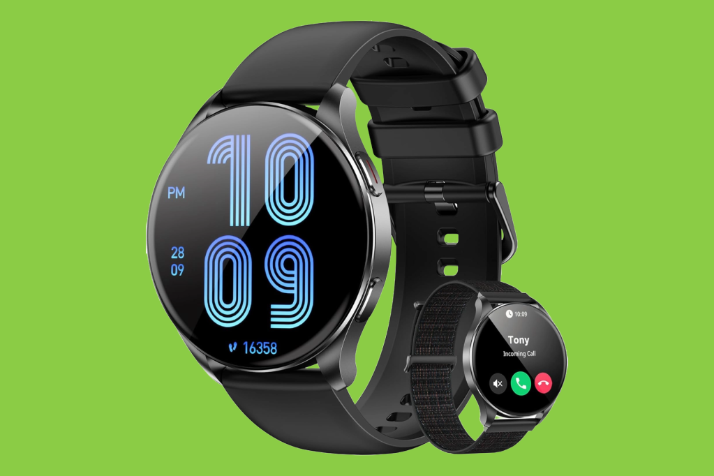 Image: Smartwatch mit Telefonfunktion & Fitness-Tracking â jetzt fÃ¼r nur 40,99 Euro bei Amazon