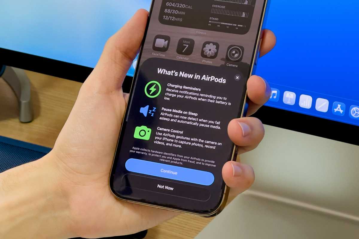 iOS 26 beta airpods splash screen