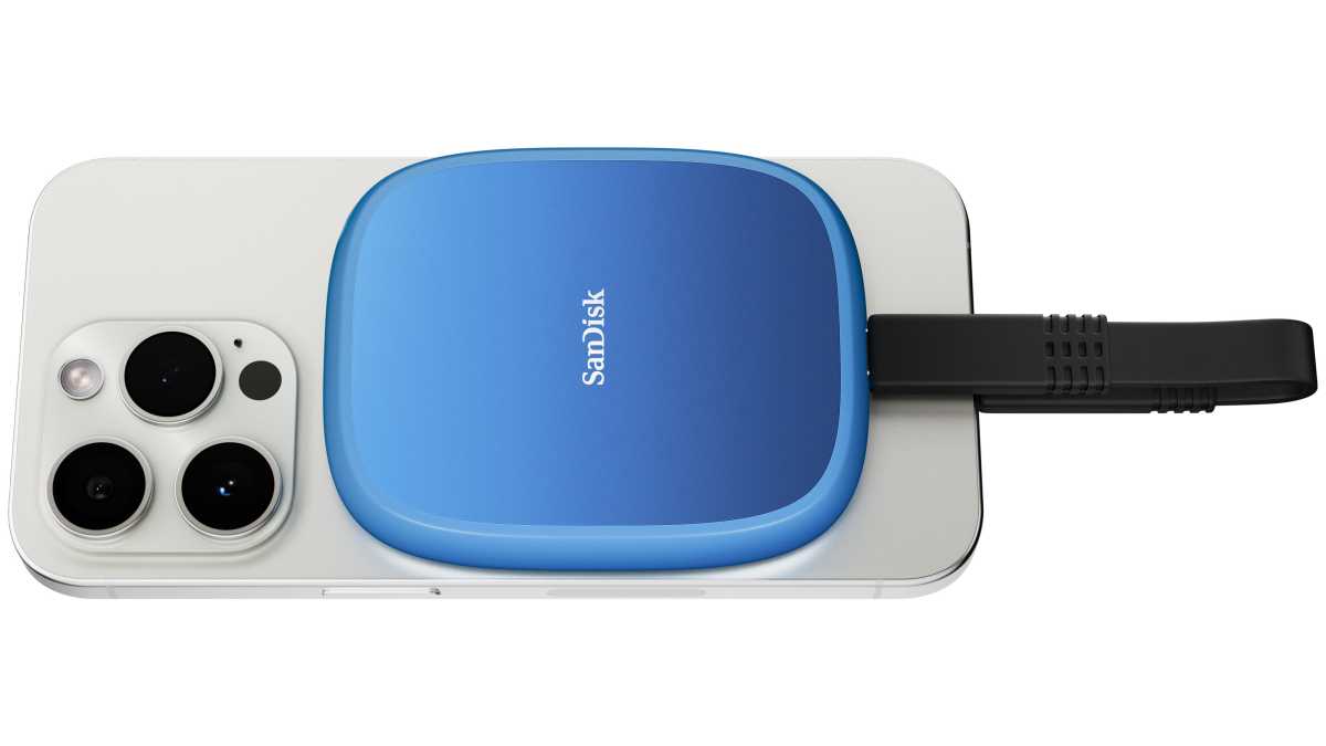 SanDisk Creator Phone SSD with iPhone