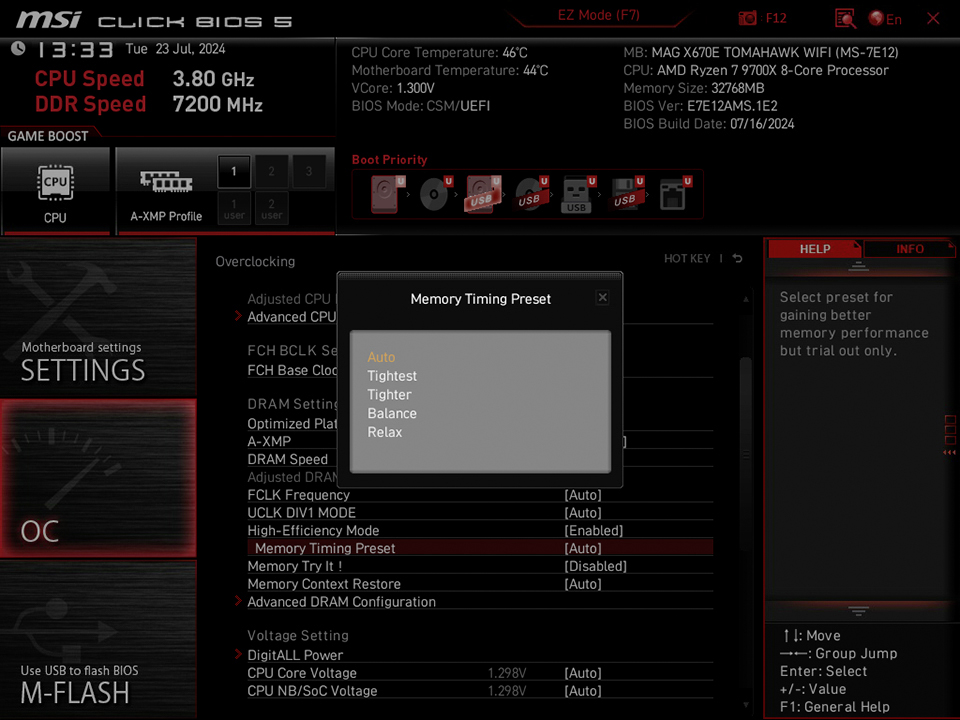 MSI Bios