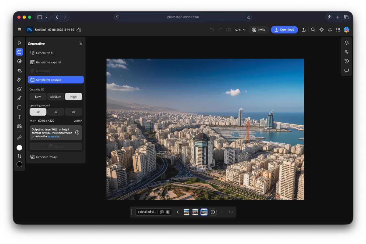 Imagen exclusiva de Photoshop de la ciudad