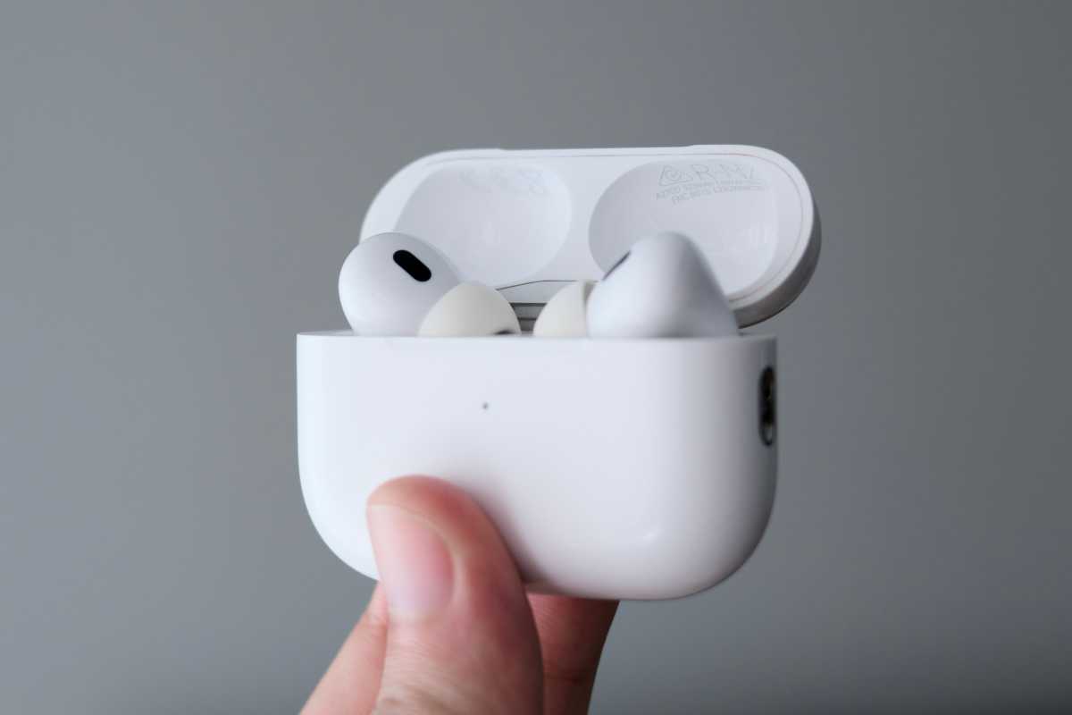 AirPods Pro 2 in charging case