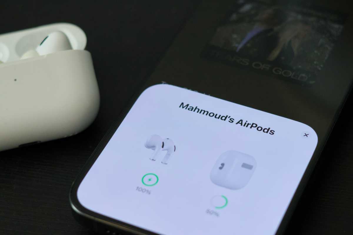 AirPods Pro 2 next to iPhone