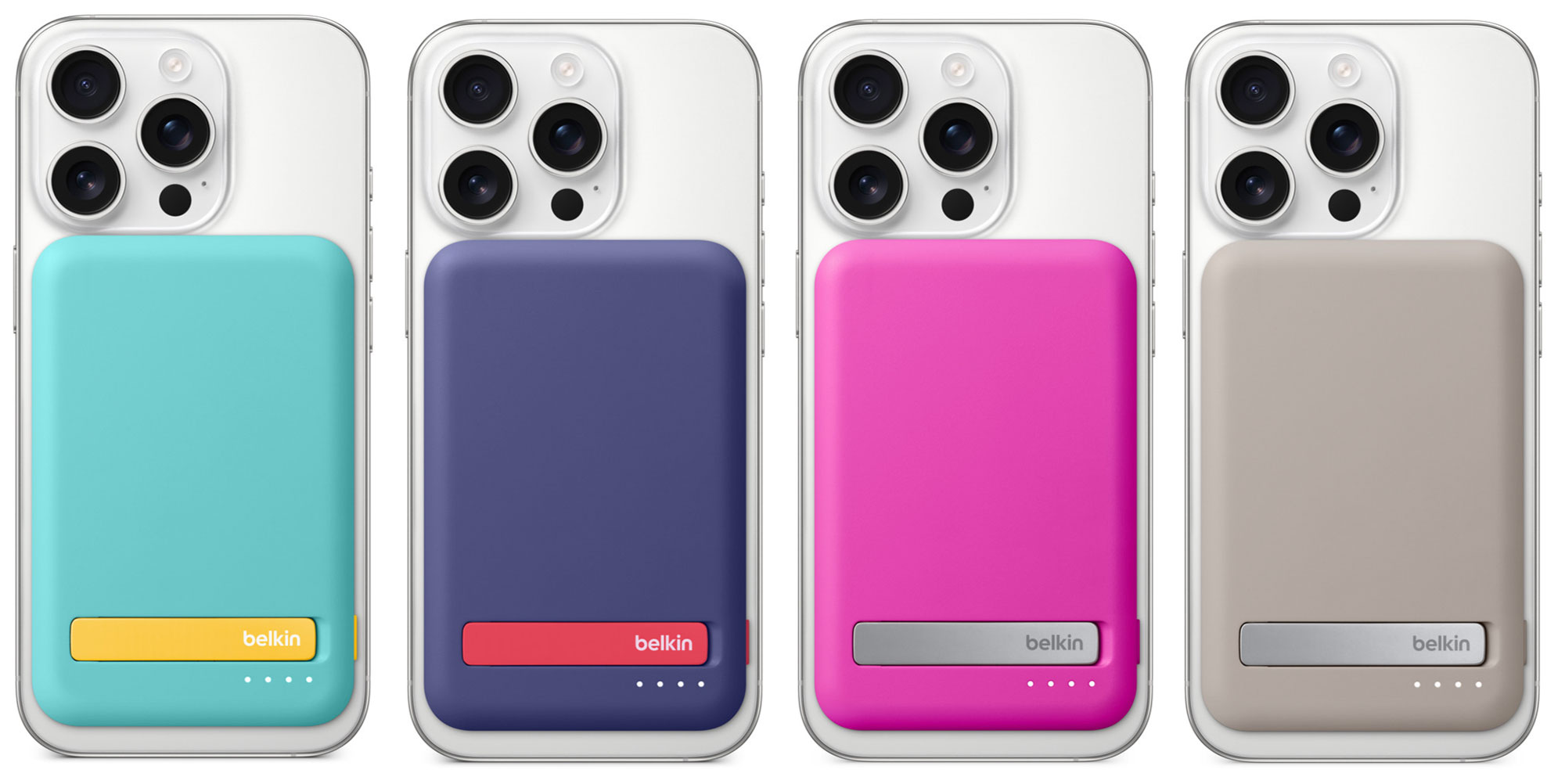 Belkin BoostCharge Pro Magnetic Power Bank with Qi2 15W 5K Apple Colors