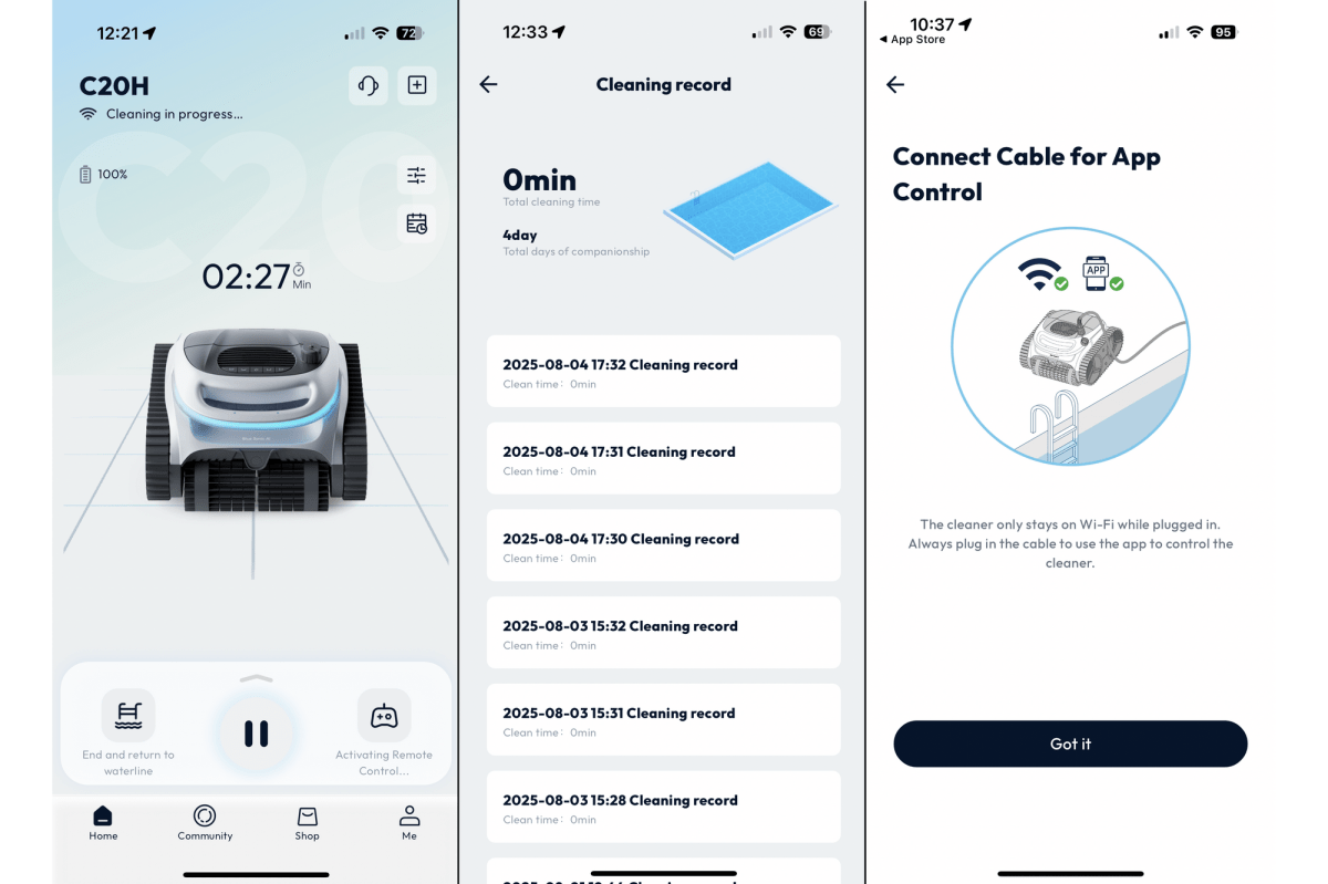 Bublue BuHybrid L6 app screenshots