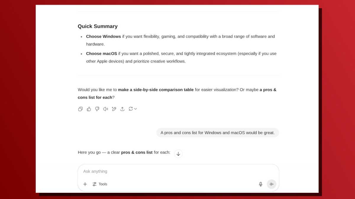 ChatGPT better than Google Search fine-tune output