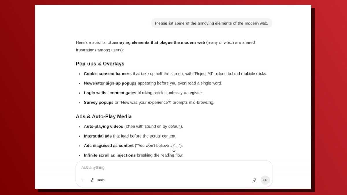 ChatGPT better than Google Search web annoyances