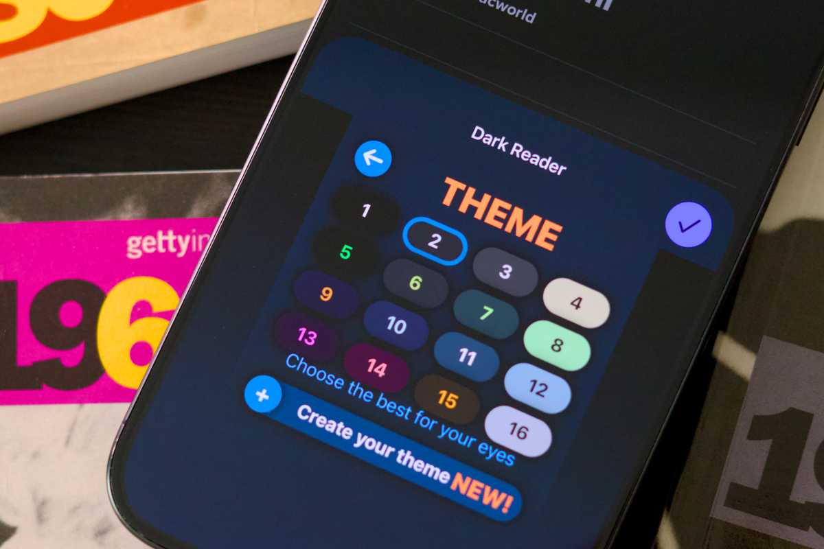 Dark Reader themes