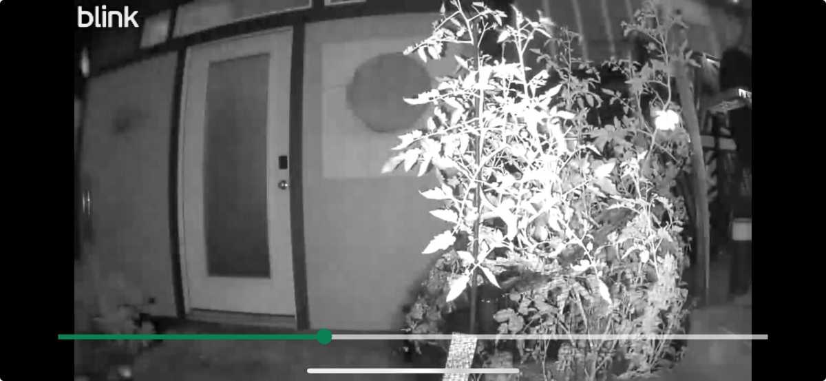 Blink Outdoor 4 black-and-white night vision