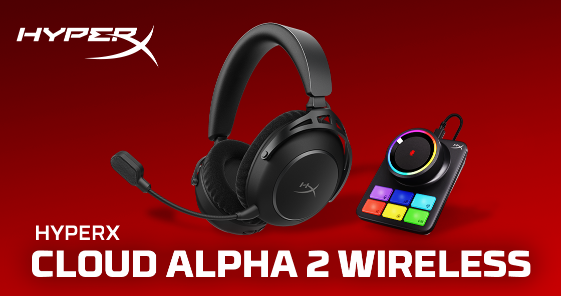 HP HyperX Cloud Alpha 2 Wireless base station