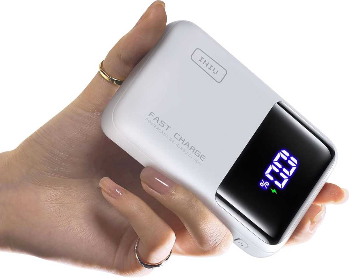 INIU Cougar P62 E1 20000mAh 65W Power Bank white