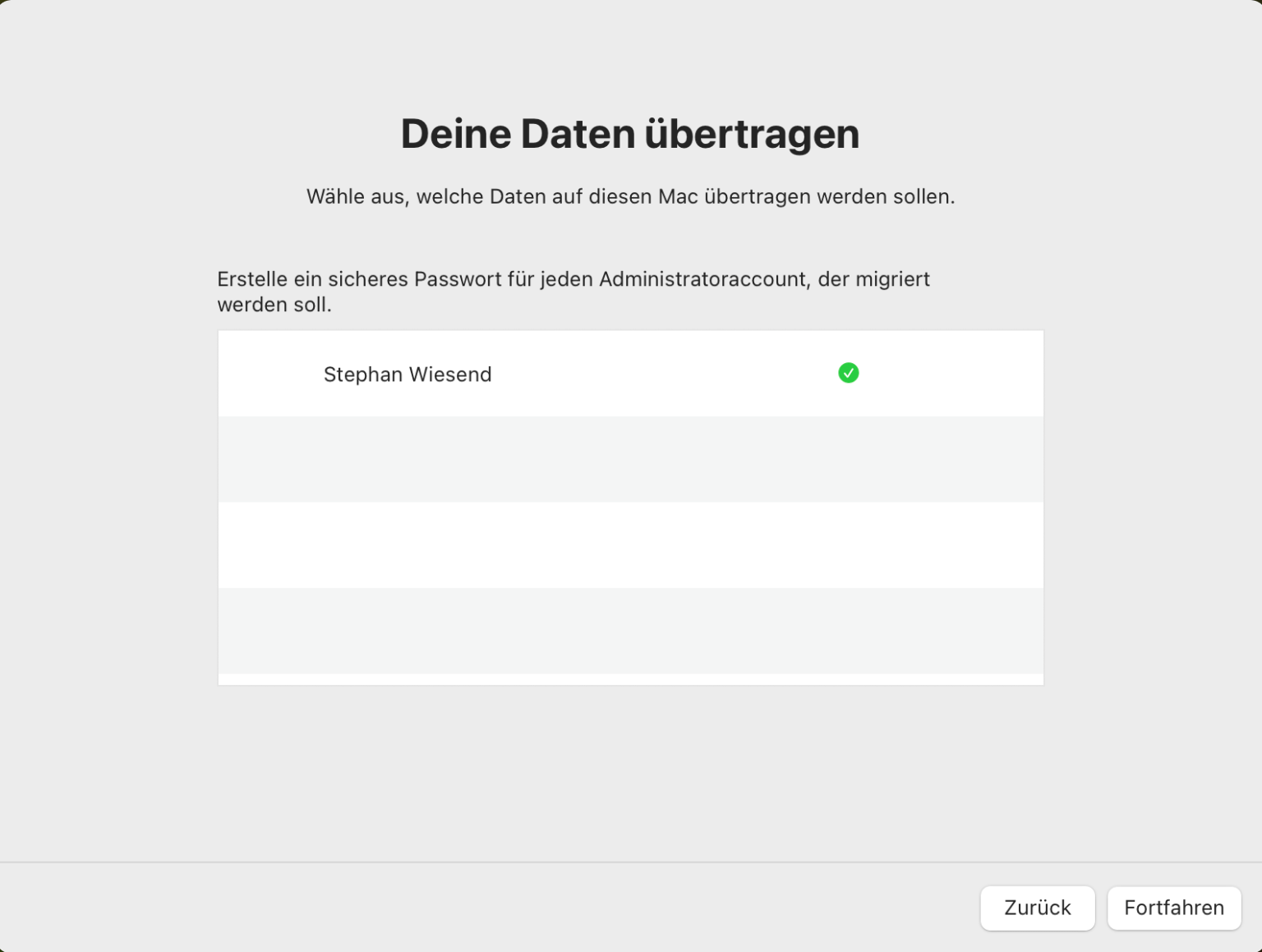 mac daten übertragen ohne migrationsassistent