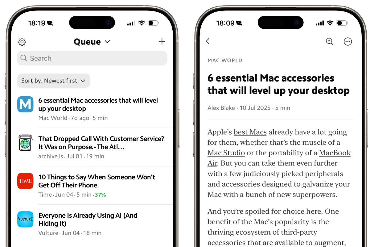 Materia iOS