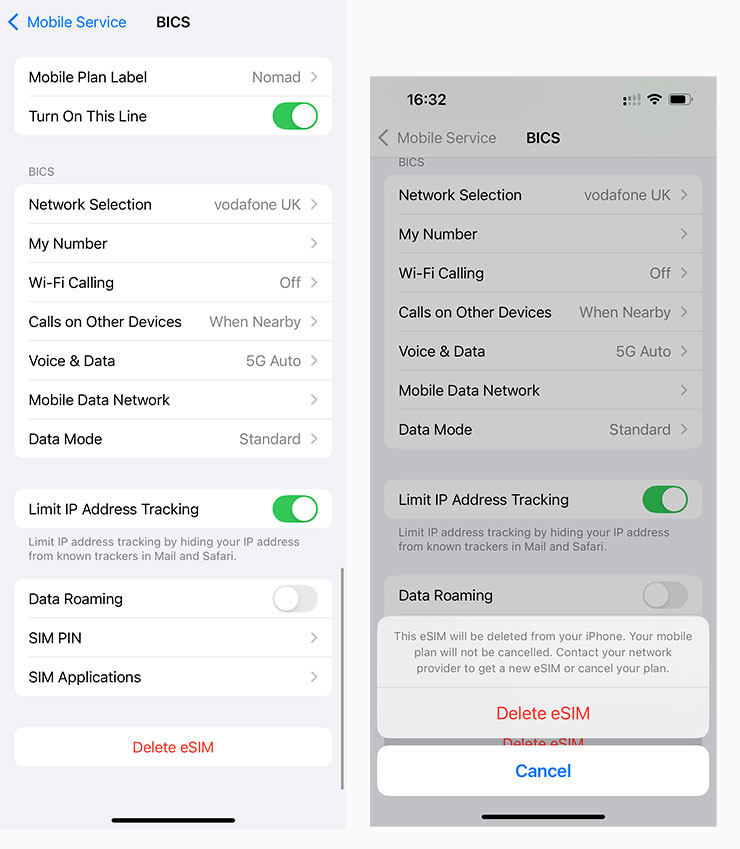 Mobile Service eSIM UK 2