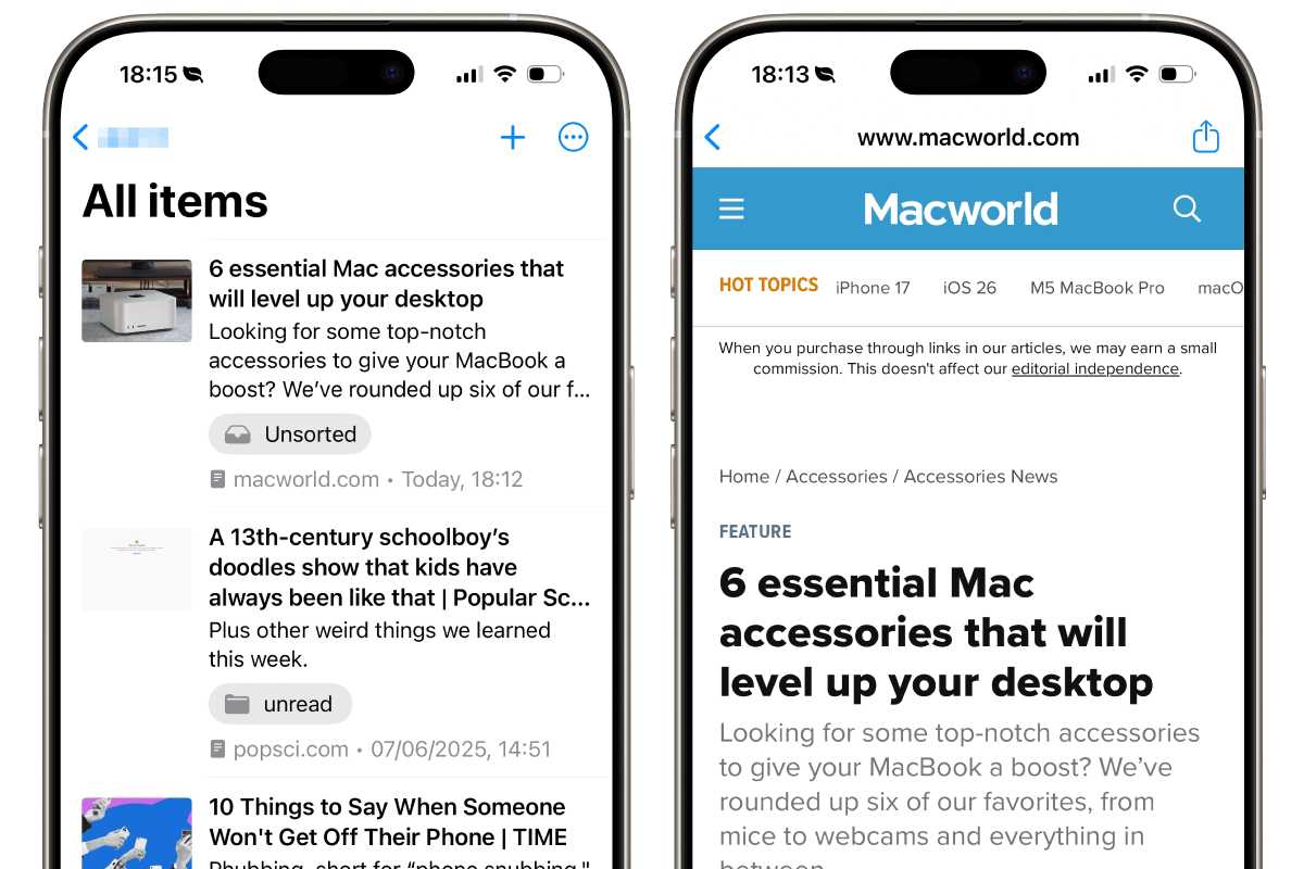 Raindrop.io para iOS
