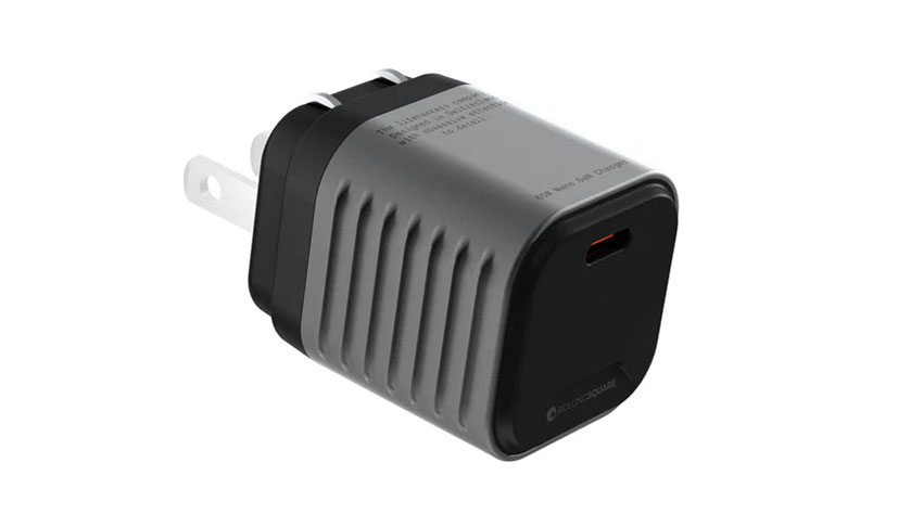 Rolling Square Supertiny – Smallest single-port 65W wall charger