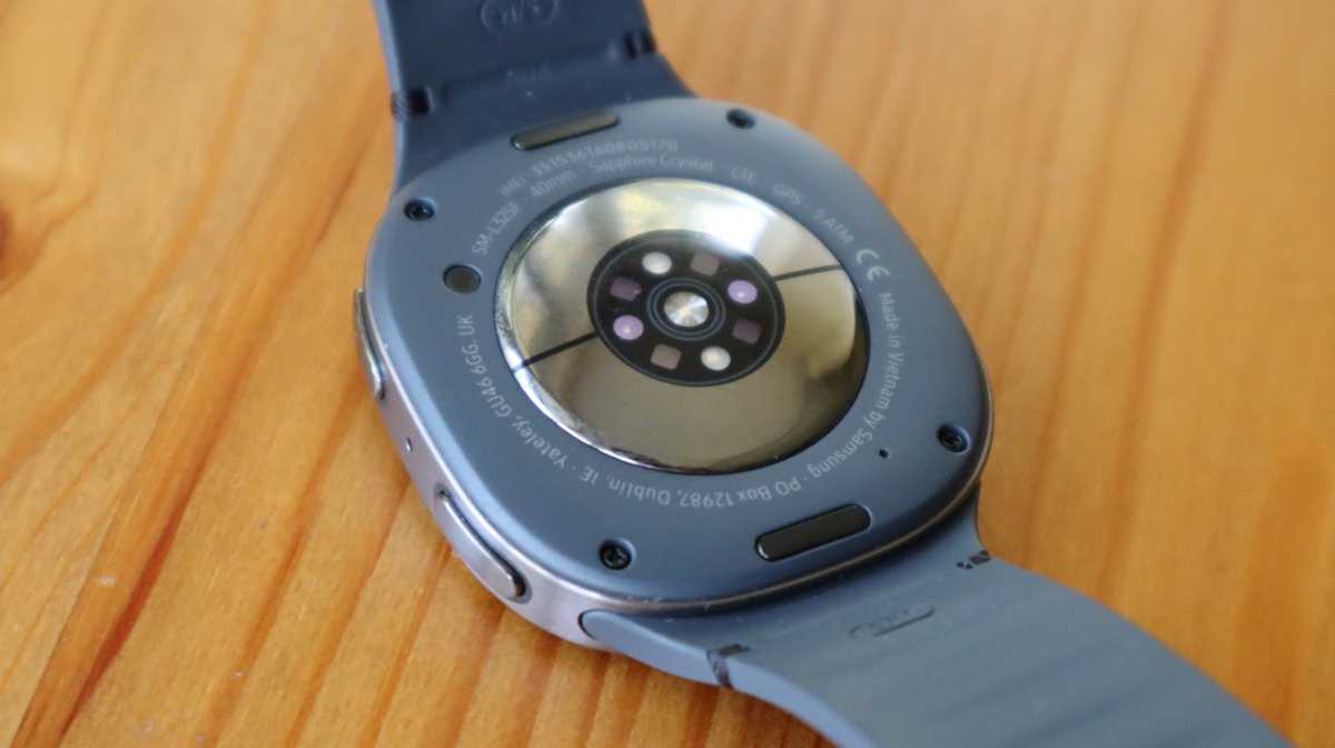 The rear facing portion of the Samsung Galaxy Watch 8