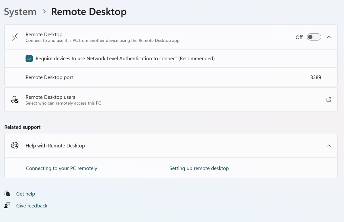 Remote Desktop