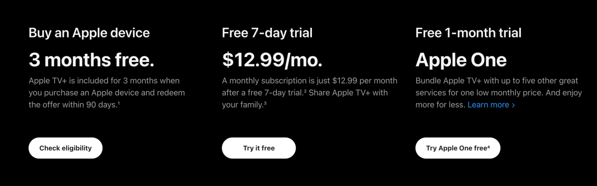 Apple TV+ new figures US