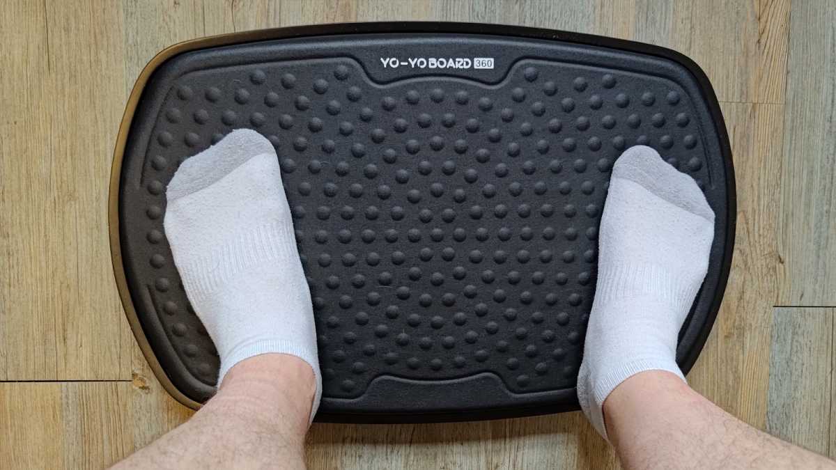 Standing desk foot pain Yo-Yo balance board