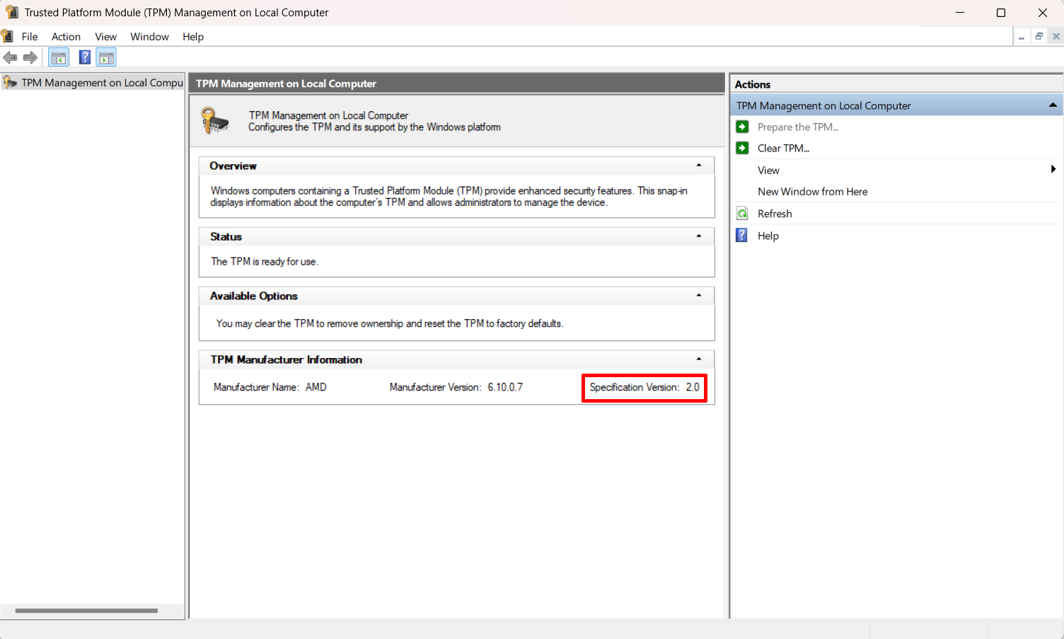 TPM Windows 11