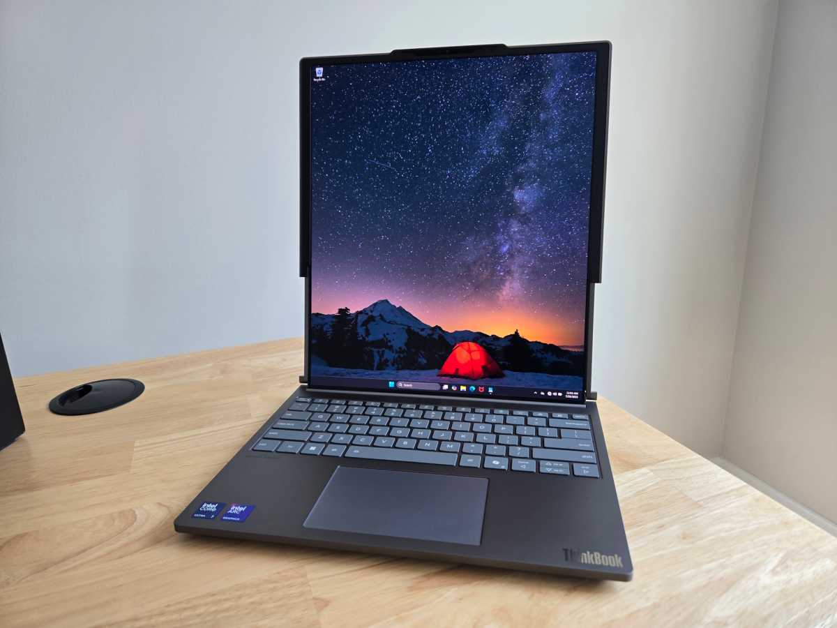 Lenovo ThinkBook Plus Rollable unrolled