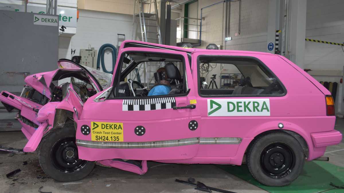 Dekra-Crashtest Golf II 2025