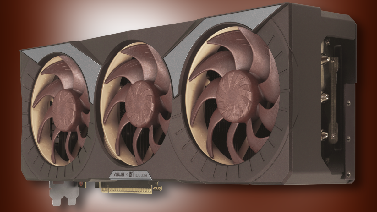 Asus Noctua RTX 5080 graphics card