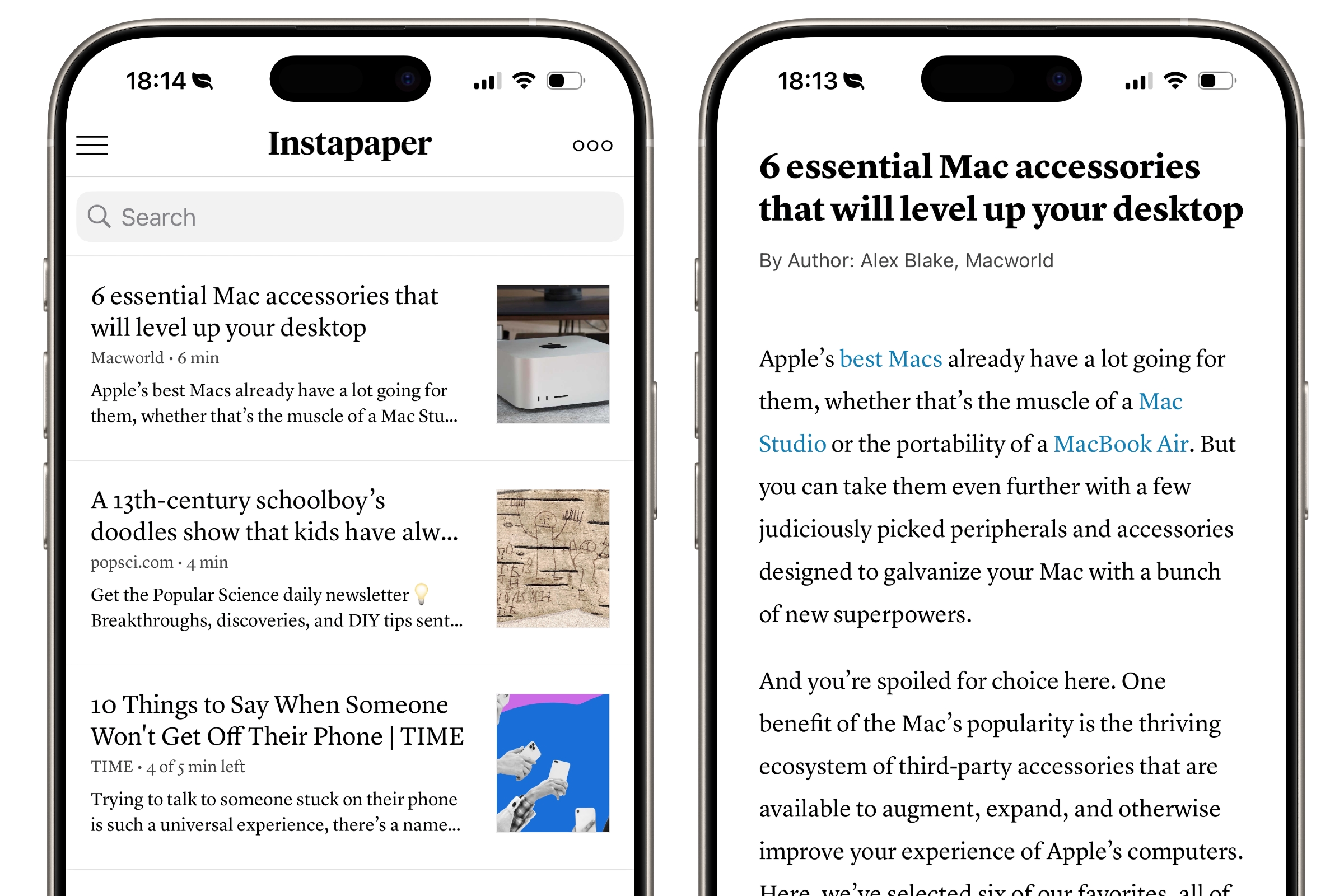 Instapaper iOS