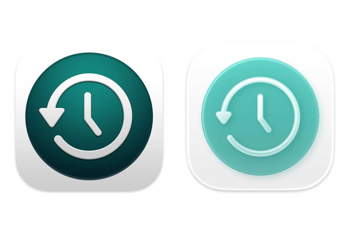 macOS 15 & macOS 26 time machine icons