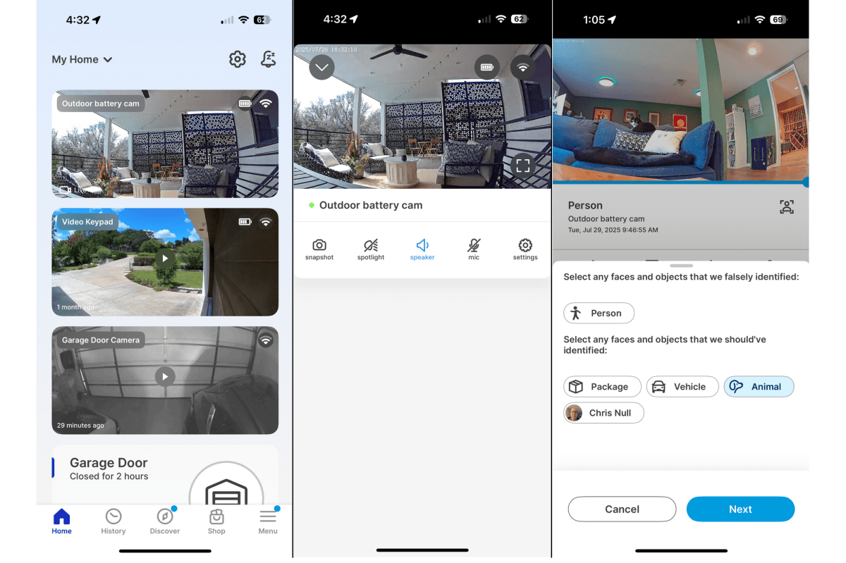 MyQ Outdoor Battery Cam App Screenshots 2