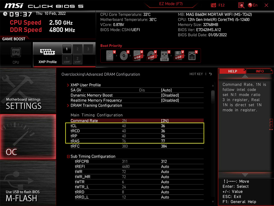 MSI Bios