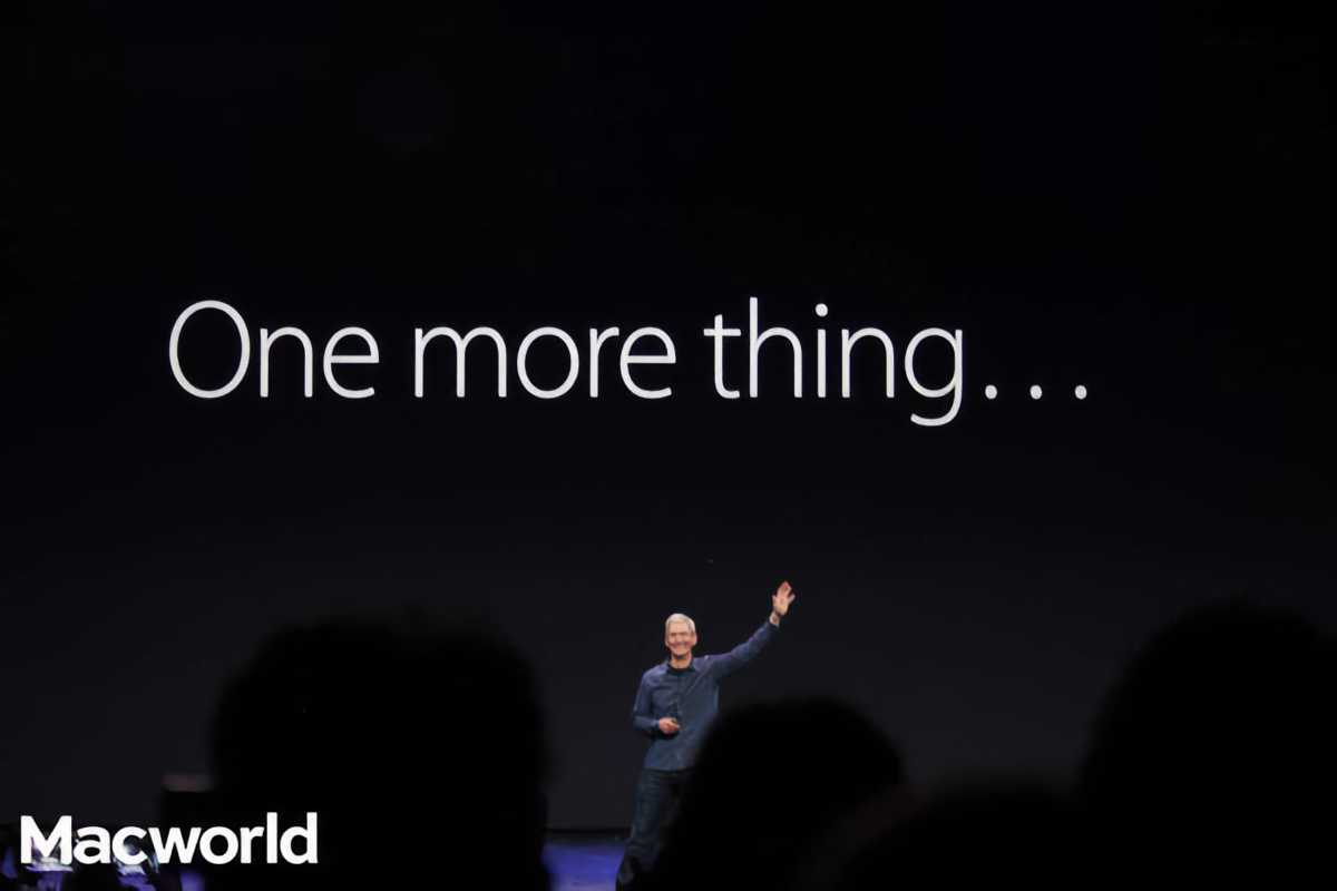 Tim Cook Apple Watch One More Thing