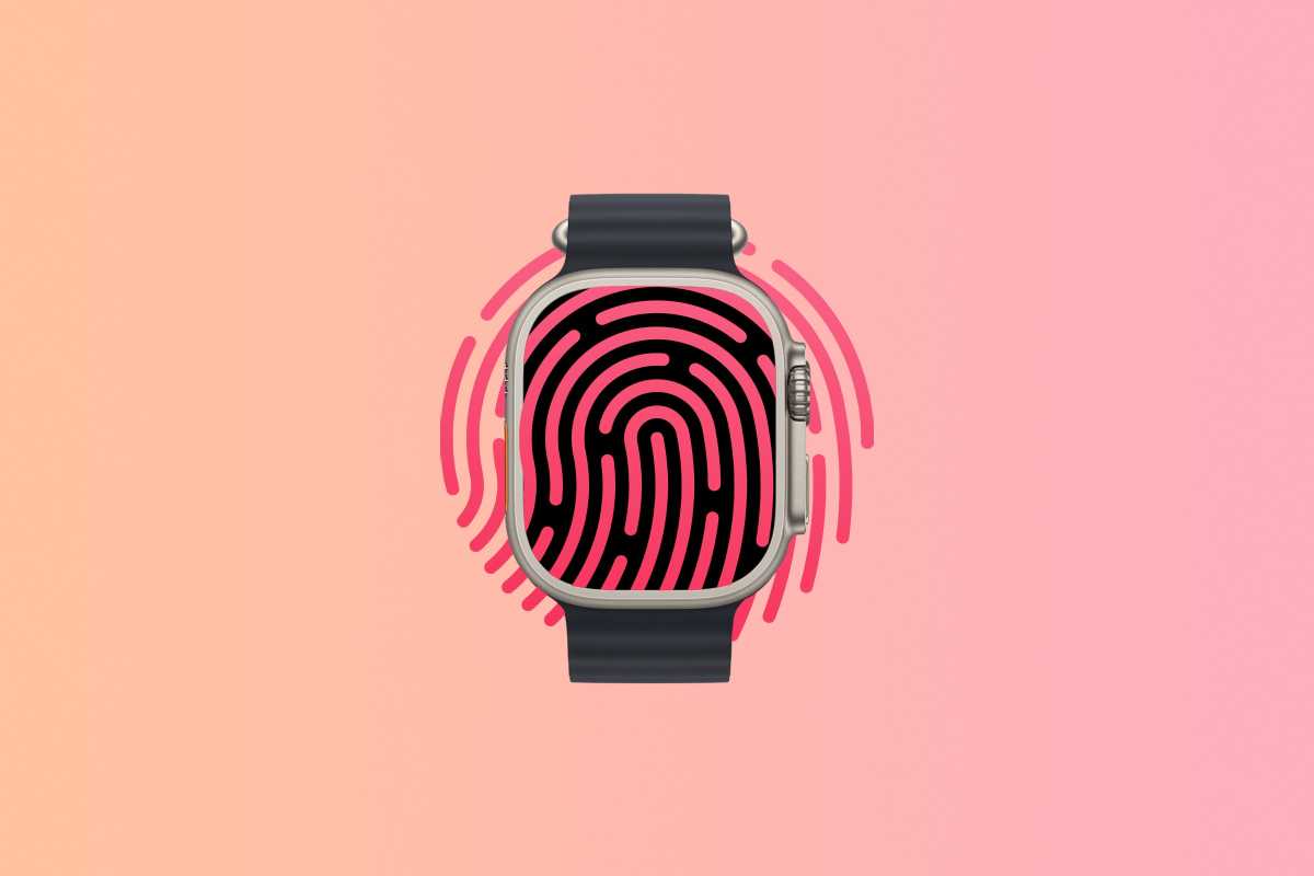 Apple Watch with Touch ID graphic