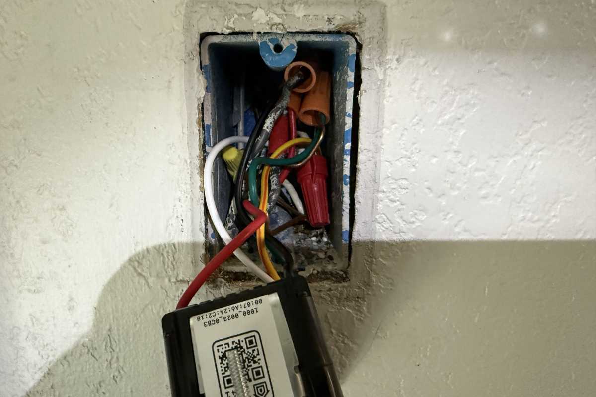 14 wires stuffed into the box