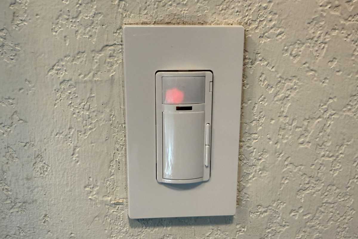 2 Leviton motion sensing dimmer installed