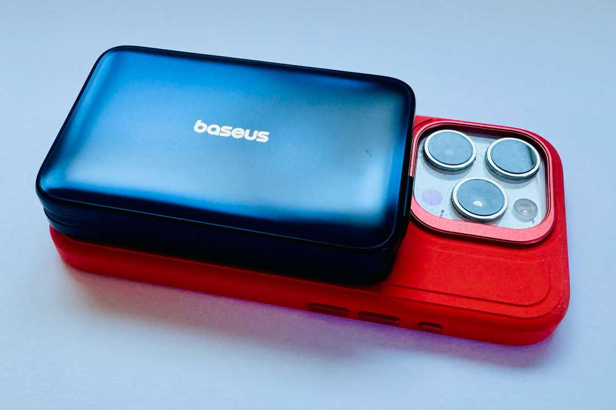 Baseus Picogo 25W Qi2 2 Magnético inalámbrico 10K Power Bank AM61 Top