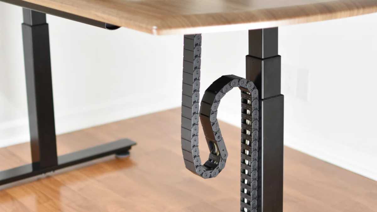 Favorite standing desk accessories PivyCord-V cable spine