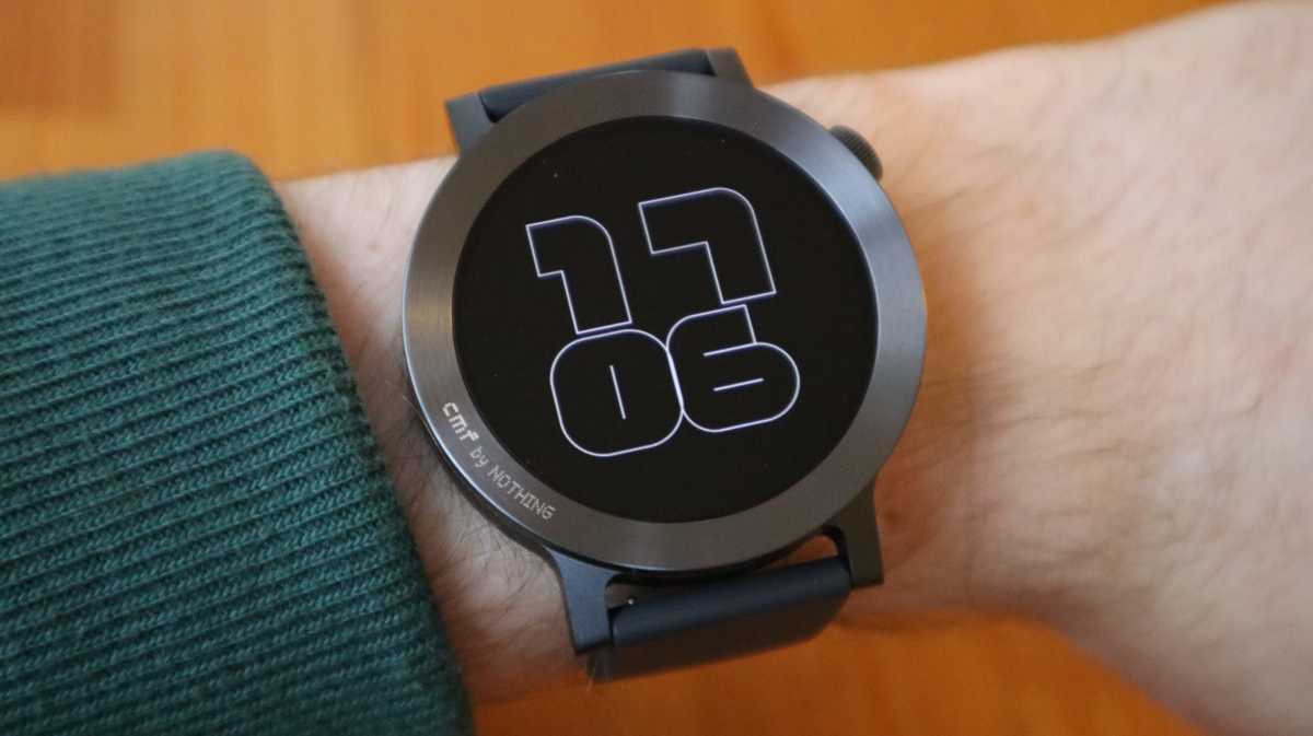 The always-on display of the CMF Watch 3 Pro